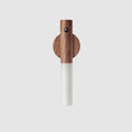 Wood-grain rechargeable led wall light